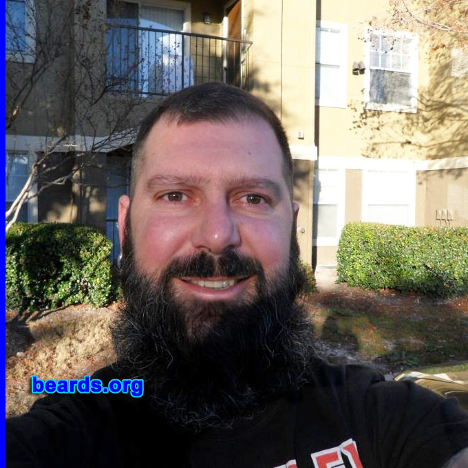 Jeff
Bearded since: 1994. I am a dedicated, permanent beard grower.

Comments:
Why did I grow my beard? Possibly out of laziness, but I just like the look!

How do I feel about my beard? It is a part of me...my personality, and my masculinity.
Keywords: full_beard
