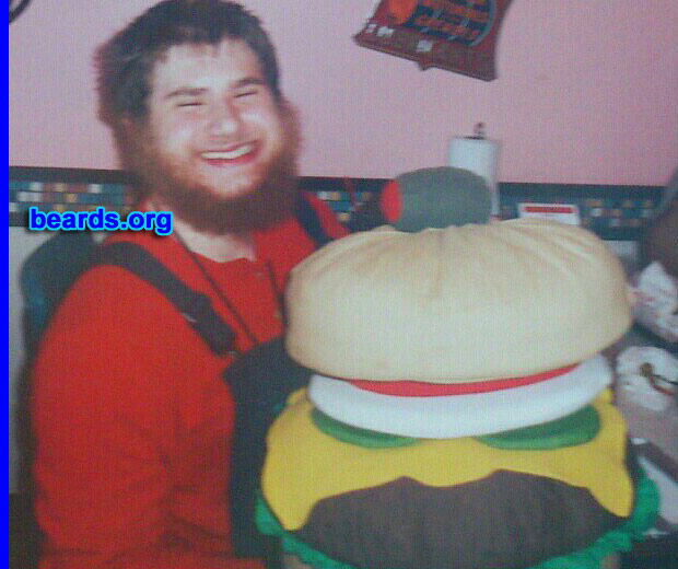 Jordan M.
Bearded since: 2010. I am a dedicated, permanent beard grower.

Comments:
Why did I grow my beard? I enjoy the concept of a man's beard defining him, that one's beard says something about him. Also, I am currently fifteen. A fifteen year-old with a beard is a good conversation starter. It is also fun to have people try to guess my age and then argue with me about my actual age.

How do I feel about my beard? I love it. People without beards tend to try to compare my beard with that of some one else, but I feel every beard is different. Each beard is of a particular breed, and mine is compared to those of another breed, which is not really all too fair.
Keywords: full_beard