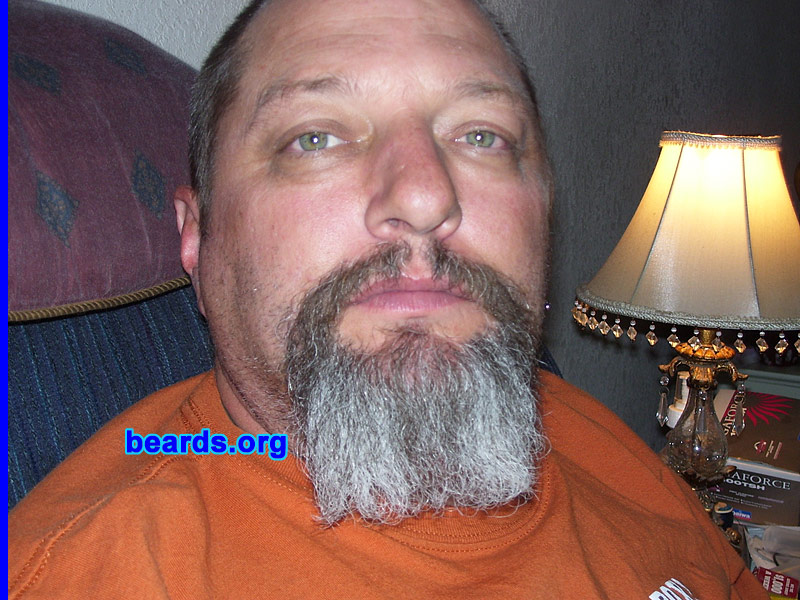 Rick
Bearded since: 1999.  I am a dedicated, permanent beard grower.

Comments:
I grew my beard mostly because I got a job where I could and because my wife doesn't like it.

How do I feel about my beard?  I think it is full of character!!
Keywords: goatee_mustache
