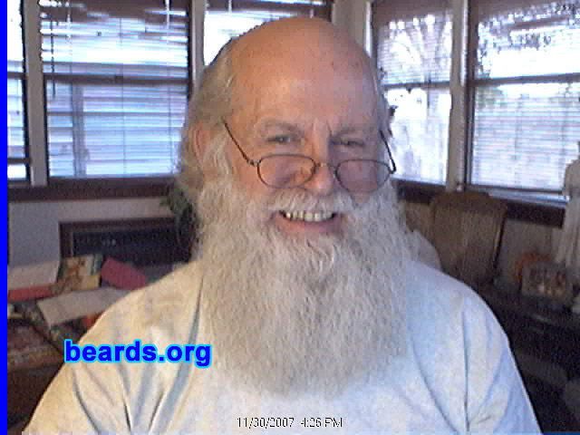 Ray
Bearded since: 1989.  I am a dedicated, permanent beard grower.

Comments:
I grew my beard because I did not want to shave any more and decided to become Santa Claus.

How do I feel about my beard?  It is my identity.
Keywords: full_beard
