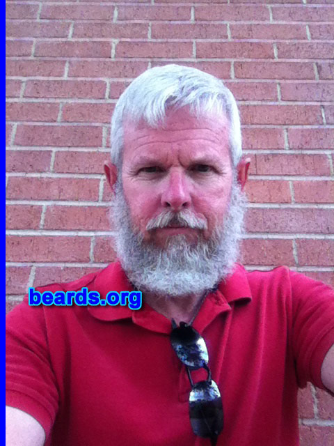 Reg
Bearded since: July 2013. I am an experimental beard grower.

Comments:
Why did I grow my beard? Always wanted a beard but couldn't grow a decent one when I was younger.  Then I spent the last twenty-plus years in the military. I hate shaving.

How do I feel about my beard? I like it better and better as it gets longer. If it continues to improve like it has, I may never shave it off again.
Keywords: full_beard