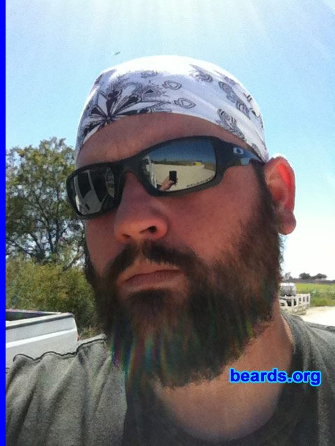 Sabre
Bearded since: 2010.  I am an experimental beard grower.

Comments:
I grew my beard because I wanted to experience the beard for myself.

How do I feel about my beard? Love it.  May be a lifetime beard man now.
Keywords: full_beard