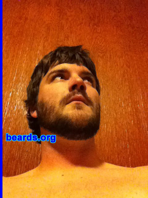 Seth J.
Bearded since: 2010. I am an occasional or seasonal beard grower.

Comments:
I use my beard like a bear would use his own furs. I grow it out to deflect the wintry winds during the cold winters. I live in Texas, so a year 'round beard is unwise.

How do I feel about my beard? I'm confident in my own beard. I feel as if it makes me wiser and more ready to silently accept challenges.
Keywords: full_beard