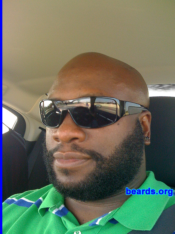 Tony
Bearded since: October 2009. I am a dedicated, permanent beard grower.

Comments:
I grew my beard because I wanted a different look.

How do I feel about my beard? I love it!! Everybody digs it except my wife. Oh well, that's her problem. The beard stays! 
Keywords: full_beard