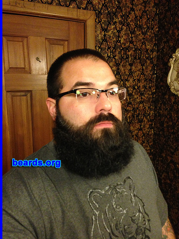Tobias D.
Bearded since: 2012. I am an occasional or seasonal beard grower.

Comments:
Why did I grow my beard? Not much of a shaver.

How do I feel about my beard? It's AWESOME!!
Keywords: full_beard