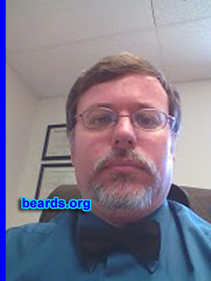 Tony
Bearded since: 1991. I am an occasional or seasonal beard grower.

Comments;
Why did I grow my beard? I decided I wanted to go back to the goatee of my college days, despite the fact that it's mostly white now.

How do I feel about my beard? Scruffy, needs improvement, Still debating about color.  But since my sideburns are going white and I'm getting some traces of white in my hair, I'm letting it go.
Keywords: goatee_mustache