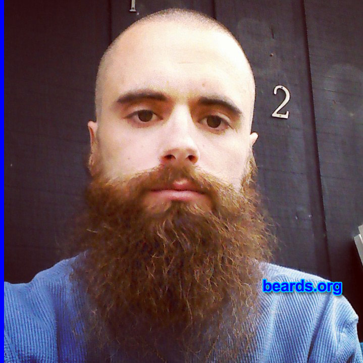 T.J.
Bearded since: 2013. I am an experimental beard grower.

Comments:
Why did I grow my beard? My beard started because of a bet.

How do I feel about my beard? I wish it were thicker.  But other than that, I love it.
Keywords: full_beard