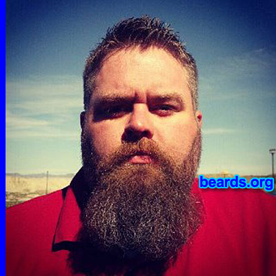 Andrew G.
Bearded since: 2000. I am a dedicated, permanent beard grower.

Comments:
Why did I grow my beard? I grow my beard because it's the manly thing to do.

How do I feel about my beard? I wouldn't be caught dead without my beard!
Keywords: full_beard