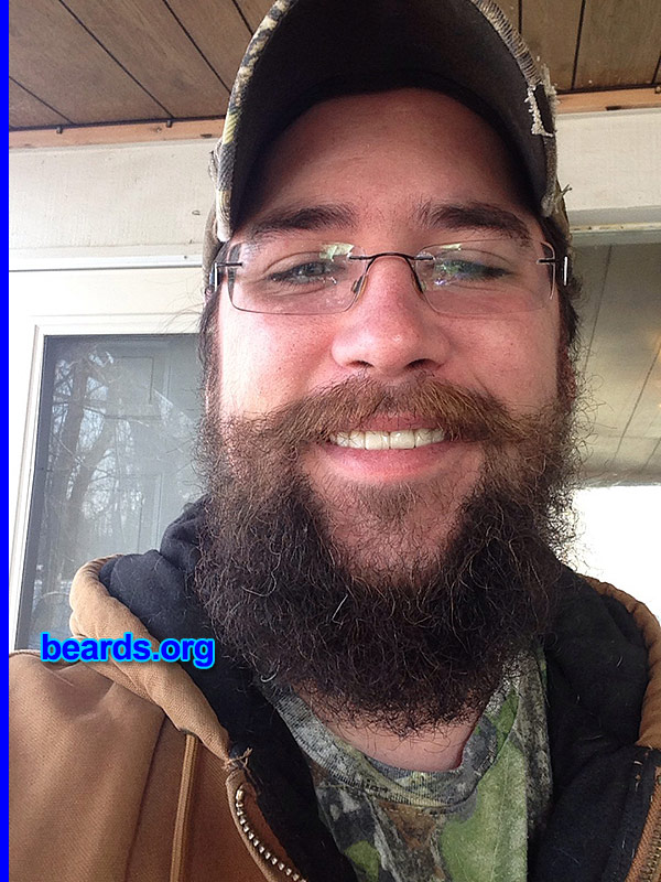 Benjamin S.
Bearded since: 2013. I am a dedicated, permanent beard grower.

Comments:
Why did I grow my beard? I wanted to see how I would feel with a beard.

How do I feel about my beard? I love it! Having facial hair is what I call "male makeup"!
Keywords: full_beard
