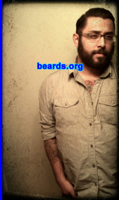 Carlos G.
Bearded since: 2007. I am a dedicated, permanent beard grower.

Comments:
I grew my beard because it just feels right to have a beard.

How do I feel about my beard?  Super proud of it. My friends can't grow one.  So I am happy I can grow it as thick as possible.
Keywords: full_beard