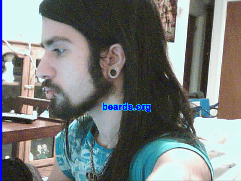 Diego
Bearded since: 2005.  I am an experimental beard grower.

Comments:
Why did I grow my beard?  I could.  So I did.  Not a lot of people can grow full beards at this age. =D

How do I feel about my beard?
Proud. 
Content. 
Well Pleased.
Keywords: full_beard