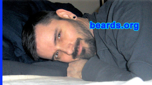 J.C.
Bearded since: 2005.  I am a dedicated, permanent beard grower.

Comments:
I grew my beard because, in this day and age of hairless faces, smooth bodies, and pretty faces, it's refreshing to see men reclaim their natural hairiness. Becoming more popular in fashion and acceptable in the workplace, it's the one thing that I can do that is my own...

How do I feel about my beard? Every beard has its flaws, but my beard is my own and I accept that. It may not be as full as I would like, but I have had many compliments on it, and many admirers.
Keywords: full_beard