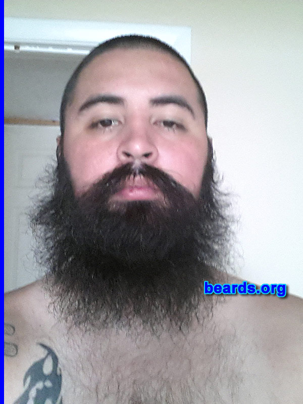 Josh L.
Bearded since: not sure when.

Comments:
Why did I grow my beard? Time for a real change.

How do I feel about my beard? Now that I have it. I love it and won't part with it for anything.
Keywords: full_beard