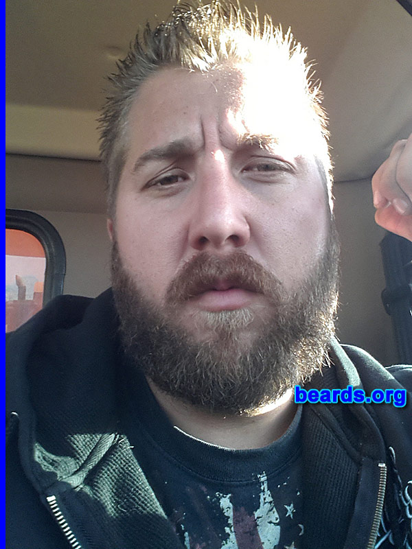 Jason P.
Bearded since: July 2013. I am an occasional or seasonal beard grower.

Comments:
Why did I grow my beard? My woman loves it and so do I.

How do I feel about my beard? I feel pretty good about it. 
Keywords: full_beard