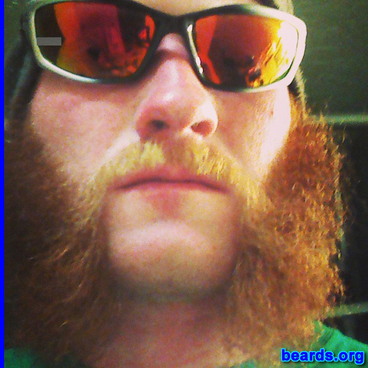 Lance N.
Bearded since: 2003. I am a dedicated, permanent beard grower.

Comments:
Why did I grow my beard?  Because face hair gets chicks.

How do I feel about my beard? I love it.
Keywords: mutton_chops