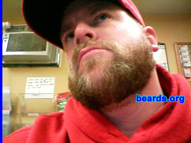 Steve
Bearded since: 1997.  I am a dedicated, permanent beard grower.

Comments:
I grew my beard because all the cool people are doing it.

How do I feel about my beard?  I love my beard.  I wish it were thicker.  It is a good conversation starter.  It seems like when I see another guy with a beard, we just nod our heads as though we say, "Well done" and that's cool.
Keywords: full_beard