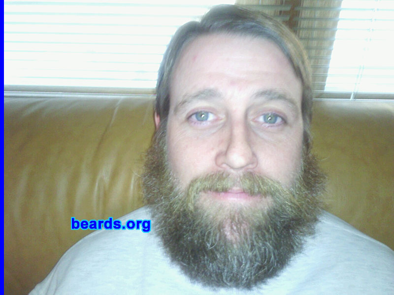 Brian
Bearded since: 2008.  I am an experimental beard grower.

Comments:
I grew my beard because it is free and because it is cold outside.

How do I feel about my beard?  I definitely feel more hairy!
Keywords: full_beard