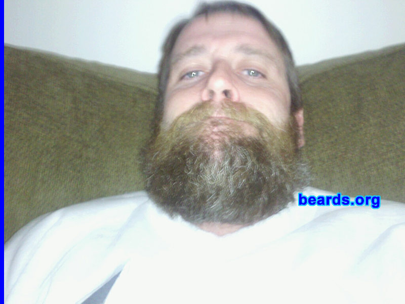 Brian
Bearded since: 2008.  I am an experimental beard grower.

Comments:
I grew my beard because it is free and because it is cold outside.

How do I feel about my beard?  I definitely feel more hairy!
Keywords: full_beard