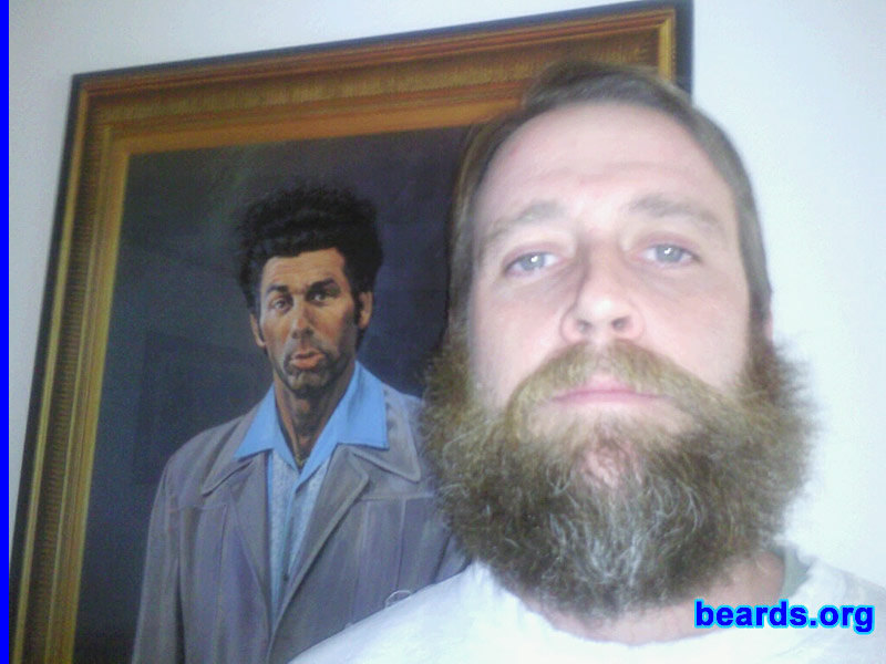 Brian
Bearded since: 2008.  I am an experimental beard grower.

Comments:
I grew my beard because it is free and because it is cold outside.

How do I feel about my beard?  I definitely feel more hairy!
Keywords: full_beard
