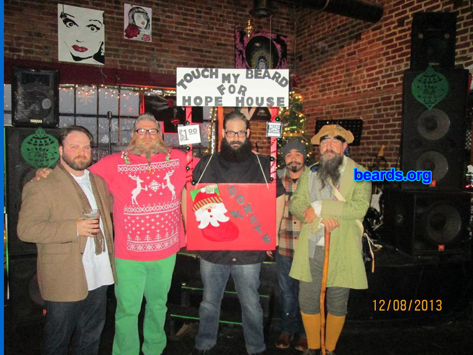 Benjamin
Bearded since: 2003. I am a dedicated, permanent beard grower.

Comments:
Why did I grow my beard? If you can do great things in life you should.

This photo is a group picture of people using their beards for good. This is at a charity event to raise money for the Hope House Foundation in Norfolk VA

How do I feel about my beard? It's amazing.
Keywords: full_beard