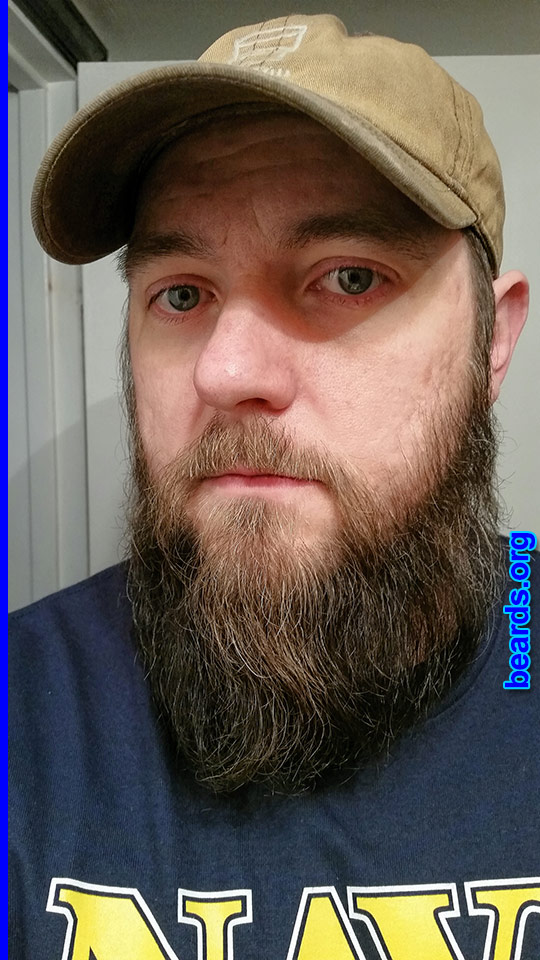 Christopher
Bearded since: 2008. I am a dedicated, permanent beard grower.

Comments:
Why did I grow my beard? I would feel like a lesser man without it.

How do I feel about my beard? Love it and wouldn't shave it for anything.
Keywords: full_beard