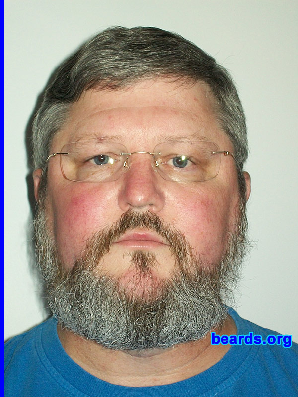 David
Bearded since: 1982.  I am a dedicated, permanent beard grower.

Comments:
I have always felt that any man that could grow a beard should grow one.  And I very much dislike shaving.

How do I feel about my beard?  I am happy with it, but I am envious of guys with heavier and longer beards.
Keywords: full_beard