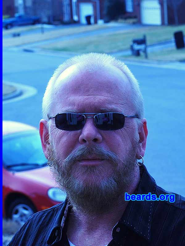 Johnnie P.
Bearded since: 2010. I am a dedicated, permanent beard grower.

Comments:
My beard started out as a bet with the wife.  Now I have become attached and plan to keep it permanent.

How do I feel about my beard? LOVE IT!
Keywords: full_beard
