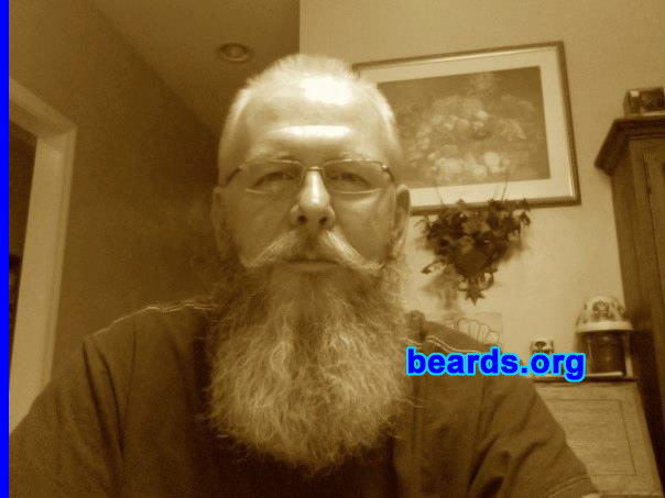 Johnnie P.
Bearded since: 2010. I am a dedicated, permanent beard grower.

Comments:
My beard started out as a bet with the wife. Now I have become attached and plan to keep it permanent.

How do I feel about my beard? LOVE IT! 
Keywords: full_beard