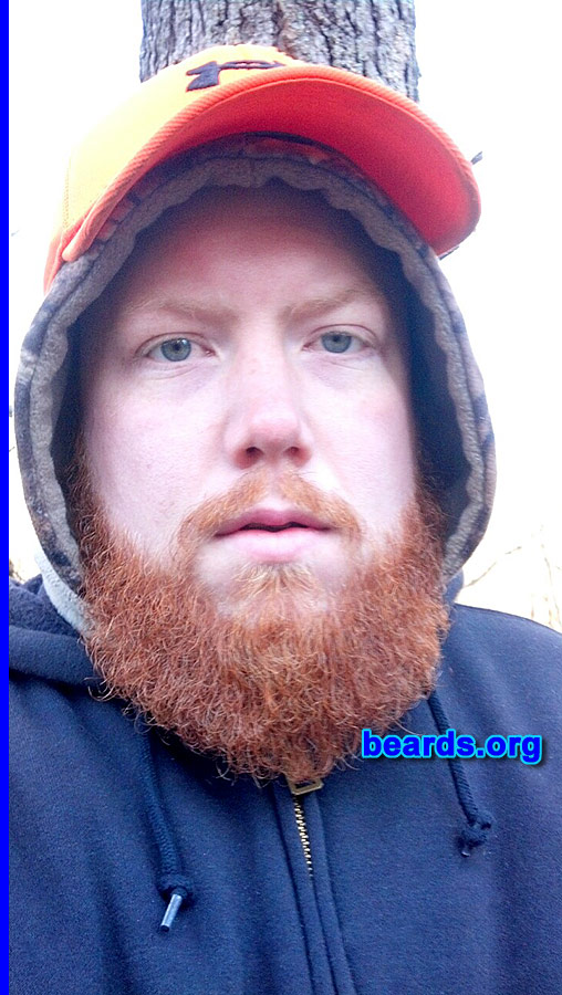 Joshua H.
Bearded since: 2013. I am an occasional or seasonal beard grower.

Comments:
Why did I grow my beard? Cold weather hunting season.

How do I feel about my beard? Awesome.
Keywords: full_beard