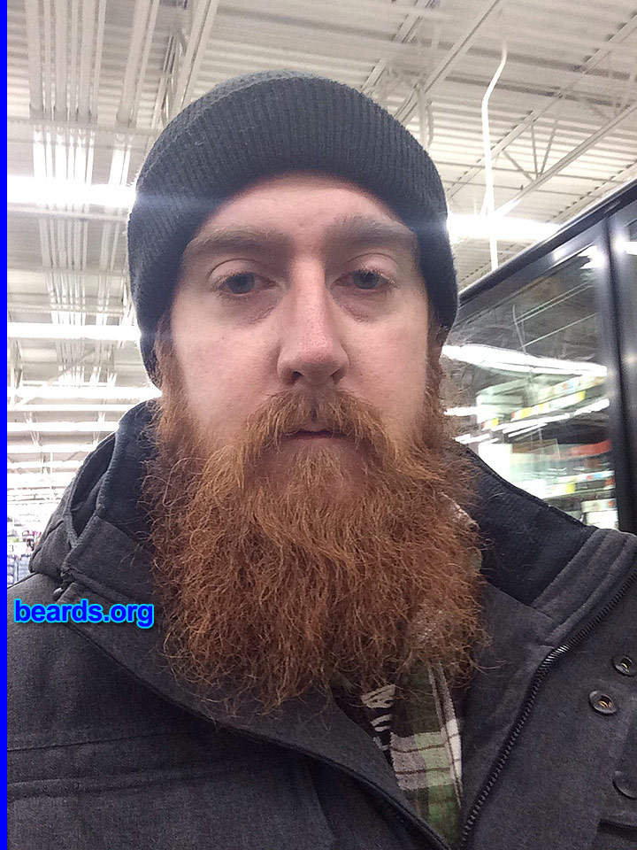 John
Bearded since: 2013. I am a dedicated, permanent beard grower.

Comments:
Why did I grow my beard? Because I love my beard.

How do I feel about my beard? Love love love it!!!
Keywords: full_beard