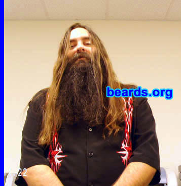 Kevin J.
Bearded since: 2004.  I am a dedicated, permanent beard grower.

Comments:
Why did I grow my beard? I can not exist without a beard.

How do I feel about my beard? My beard is me and I am my beard.
Keywords: full_beard