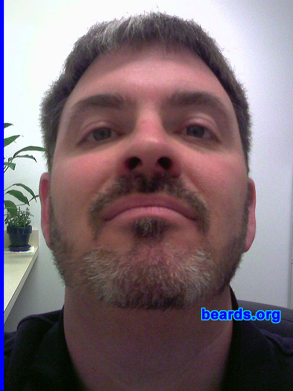 Mark
Bearded since: 1996.  I am an occasional or seasonal beard grower.

Comments:
I grew my beard for no shaving in the winter.  Who needs a woolie?

How do I feel about my beard?  Love it -- even if the wife doesn't.
Keywords: full_beard