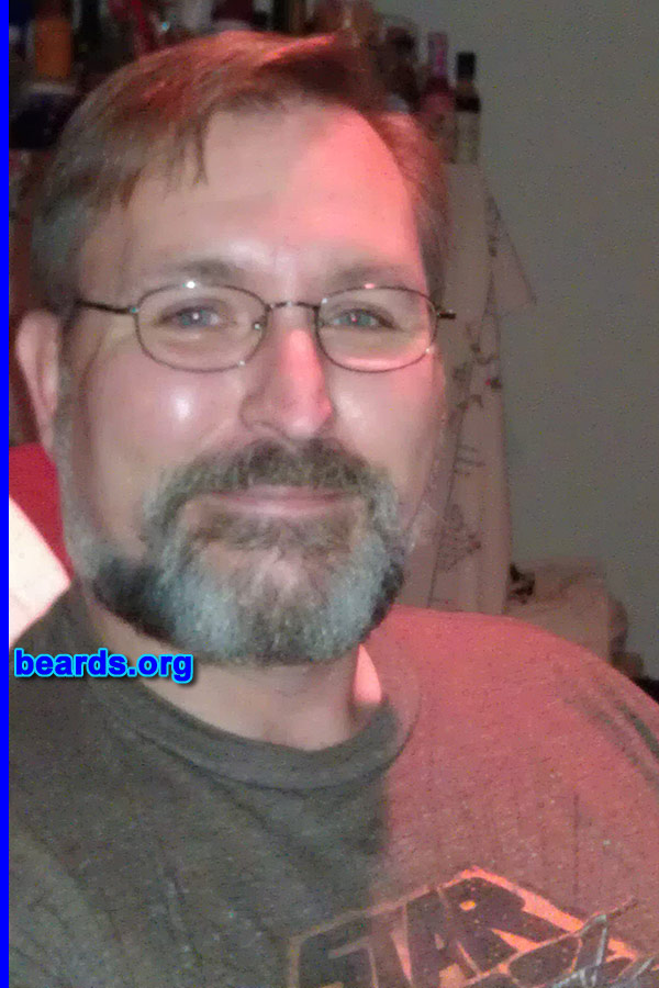 Michael S.
Bearded since: 2012. I am a dedicated, permanent beard grower.

Comments:
Why did I grow my beard? I would like to be Santa once my beard turns white.

How do I feel about my beard? Wish it would grow faster! The ladies love the mustache!
Keywords: full_beard