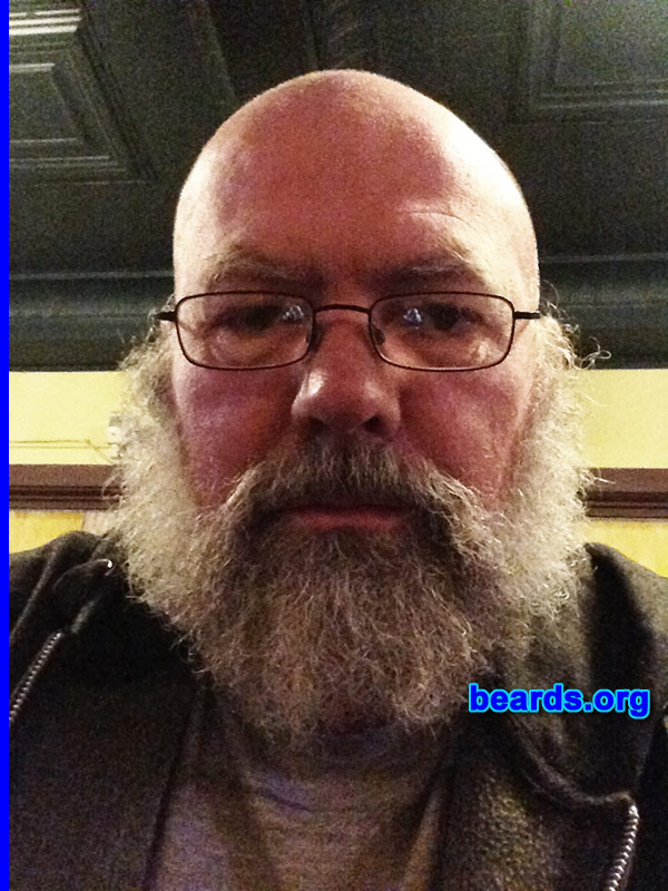 Mike
Bearded since: 2013. I am a dedicated, permanent beard grower.

Comments:
Why did I grow my beard? After retiring from the military, I now can.

How do I feel about my beard? I love it. 
Keywords: full_beard
