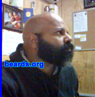 Pat
Bearded since: 2009.  I am an experimental beard grower.

Comments:
I grew my beard because, well, my work takes me into interesting places throughout the middle east and let's just say it's better to blend in.

How do I feel about my beard?  I like my beard.  Can't complain at all.
Keywords: full_beard
