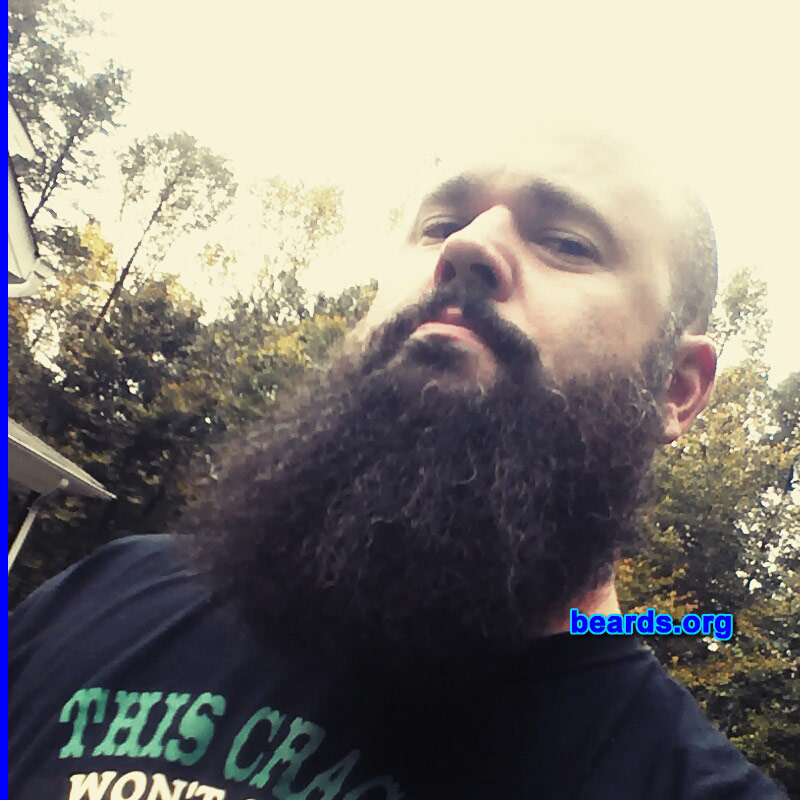 Ron
Bearded since: 2005. I am a dedicated, permanent beard grower.

Comments:
Why did I grow my beard?  Because it looks awesome.

How do I feel about my beard? My beard is its own entity. It gets a ton of attention and questions that I wouldn't normally get.
Keywords: full_beard