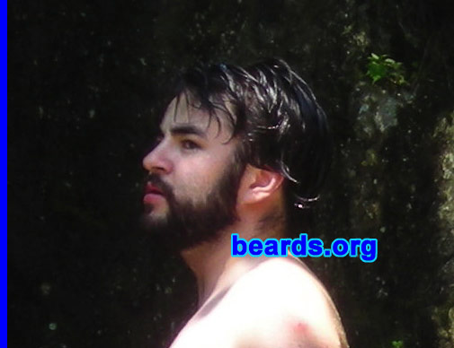 Blair Johnson
Bearded since: 2002, on and off.  I am an experimental beard grower.

Comments:
I grew my beard because I have it, might as well flaunt it.

How do I feel about my beard?  That not only is it funny, but it has sexy style too.
Keywords: full_beard