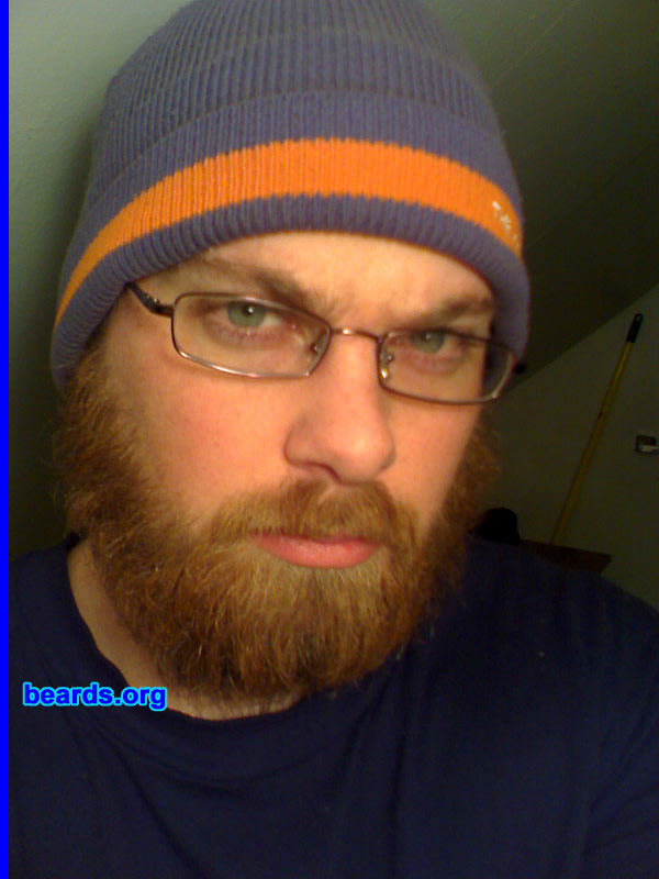 Ethan
Bearded since: 2008.  I am an experimental beard grower.

Comments:
I grew my beard to see if I could.

How do I feel about my beard?  Great.
Keywords: full_beard