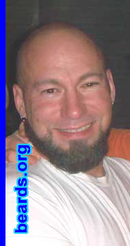 Shannon
Bearded since: 1985.  I am a dedicated, permanent beard grower.

Comments:
I grew my facial hair because I have always liked face fur and I feel more masculine...more like a MAN with my fur.

How do I feel about my beard? I LOVE my facial hair. My face fur has several different colors in it. I also like it because it's thick and soft. I change the configuration often but have settled with a chin curtain and have had it for six years now.

NOTE: Shannon also appears in the Texas album.
Keywords: chin_curtain