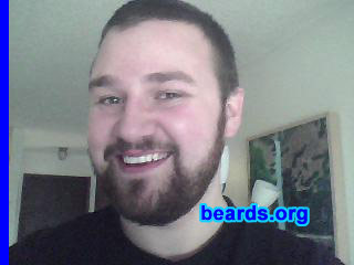 Alex O.
Bearded since: 2010.  I am an occasional or seasonal beard grower.

Comments:
I felt a need for change in my life and I usually grow a beard because it helps me look at myself in a new way.

How do I feel about my beard? I like it, but I feel it will get much better in the years to come as I am only twenty-two. I would like my cheeks to get thicker, it is only half-full at the moment. I usually shave my cheeks and clean up my neck line. The rest is very thick.  So I believe I am on my way to a nice full beard.
Keywords: full_beard