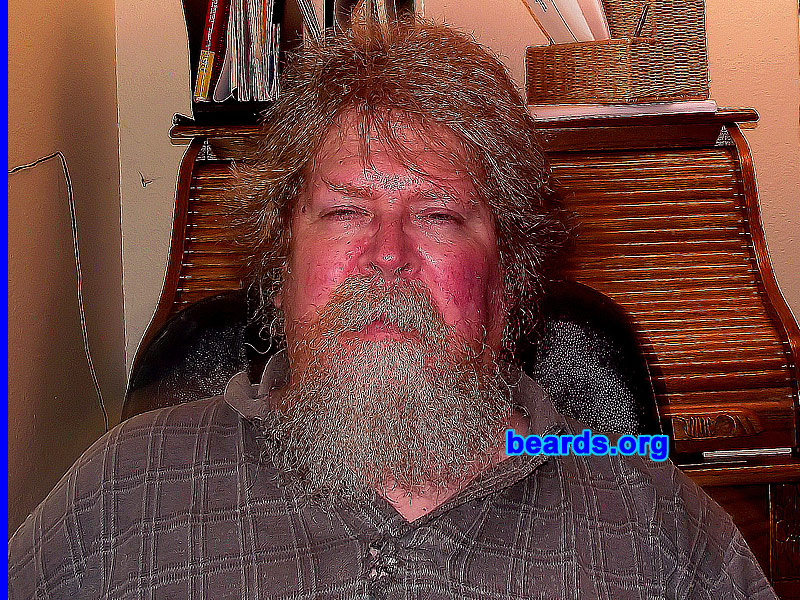 Bill N.
Bearded since: 1990. I am a dedicated, permanent beard grower.

Comments:
One morning I forgot to shave and been growing since then.

How do I feel about my beard? Very soft.
Keywords: goatee_mustache