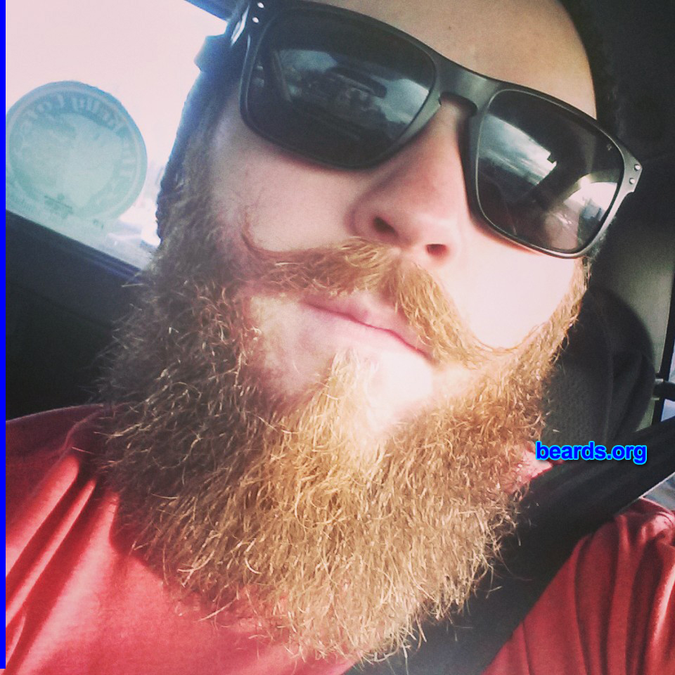 David K.
Bearded since: May 2013.

Comments:
I started growing my beard the moment I left the US ARMY in May 2013.
Keywords: full_beard