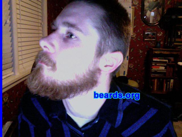 Jordan
Bearded since: 2006.  I am a dedicated, permanent beard grower.

Comments:
I grew my beard to look like a man and to START growing a beard as a young man!

How do I feel about my beard?  Ecstatic! I can't wait for five to ten years for my beard to grow THICKER!
Keywords: full_beard