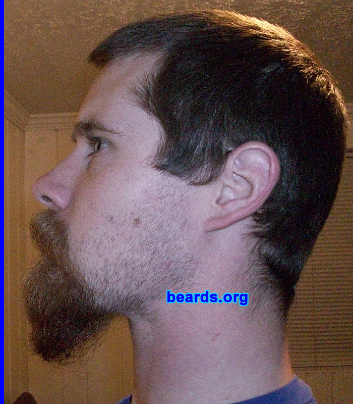 Jordan
Bearded since: 2006.  I am a dedicated, permanent beard grower.

Comments:
I grew my beard because I can. And I am the only one in my family who dares to just let it grow.

How do I feel about my beard?  Awesome! Red beards rock and roll.
Keywords: goatee_mustache