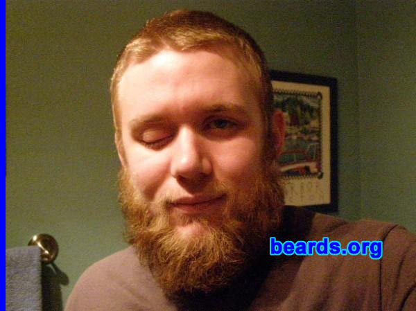 James L.
Bearded since: 2008.  I am an occasional or seasonal beard grower.

Comments:
I grew my beard the first time because I was too lazy to shave everyday and didn't work. Before I knew it, three months had gone by and I had a full 7" beard. Now I trim and grow my beard into all sorts of styles, I'm currently with the mutton chops.

How do I feel about my beard? I know not everyone can grow a beard or look good with one.  I'm glad I'm not one of those guys. My beard is what makes me even more of a unique person.
Keywords: full_beard