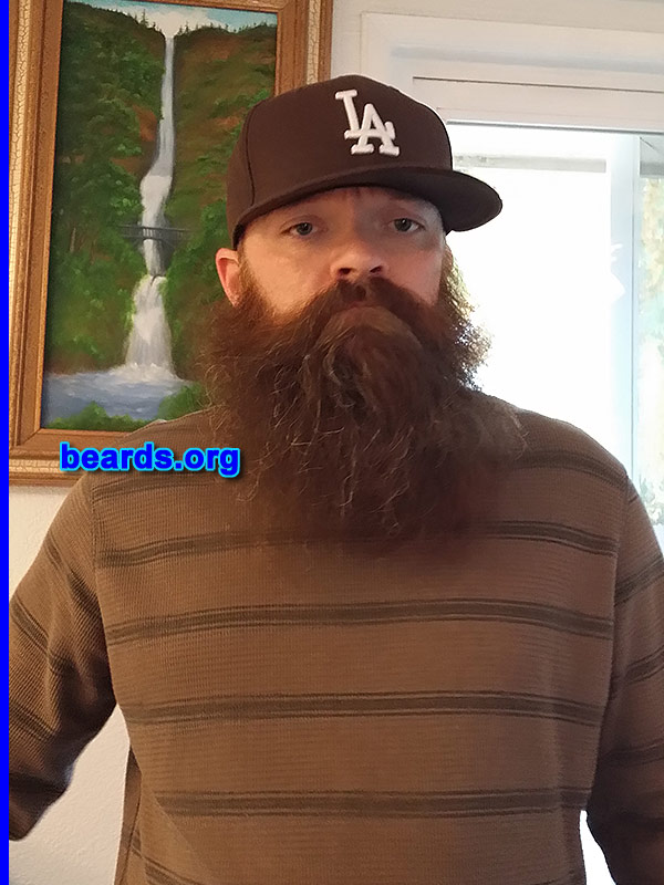 Joshua S.
Bearded since: 2012. I am an occasional or seasonal beard grower.

Comments:
Why did I grow my beard? I don't like my chin.

How do I feel about my beard? Grrrrrrrrreat! 
Keywords: full_beard