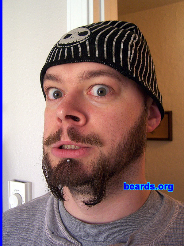 Matt W.
Bearded since: 1999.  I am a dedicated, permanent beard grower.

Comments:
I grew my beard because it rules! Shaving is for the dirty Romans who think they beat the barbarians! I am the barbarian!

How do I feel about my beard? It is more important to me than the child I will never have.
Keywords: full_beard
