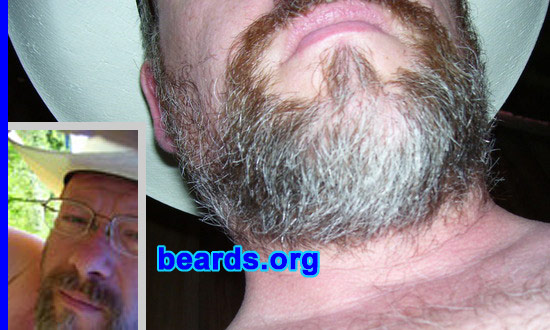 Carl M.
Bearded since: 1995. I am a dedicated, permanent beard grower.

Comments:
I grew my beard so I could see the color of my beard, when grown out. Then I did not not shave it off.

How do I feel about my beard? I like it! Being a man with blonde hair, I was surprised how thick I could grow a beard.
Keywords: full_beard