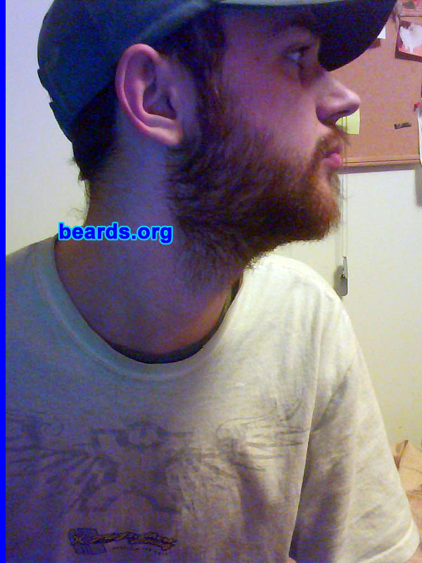 Garret
Bearded since: 2005.  I am an occasional or seasonal beard grower.

Comments:
I grew my beard because I like the look and it keeps me warm in winter.

How do I feel about my beard?  I like the look.  Wish it were thicker.  Oh well, just have to wait.  But that's the best part.
Keywords: full_beard