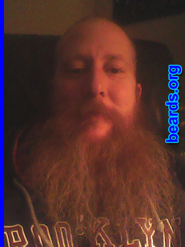 Jason W.
Bearded since: 2002. I am a dedicated, permanent beard grower.

Comments:
Why did I grow my beard?  Because I'm a man.

How do I feel about my beard? I wish it were thicker but love the colors.
Keywords: full_beard